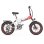 Klapp-E-Bike Zazawork CF1000 1000 W 48 V 20 Ah weiß
