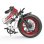 Klapp-E-Bike Zazawork CF1000 1000 W 48 V 20 Ah weiß
