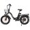 E-Bike DRVETION CT20 faltbar 48 V 20 Ah, Frontkorb, schwarz