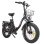 E-Bike DRVETION CT20 faltbar 48 V 20 Ah, Frontkorb, schwarz