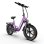 Velo electrique urbain pliant Kingbull Literider 2.0 roxo
