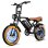 Bicicletta Elettrica Ook-tek S8 Pneumatici Lunghi 48V 17,5Ah Sospensione Totale