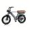 Velo electrique Yangor Y20 Pro Max Suspension Totale Batterie Double 48V Gris