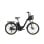 Bicicleta elétrica TTGO C2 Pro 36 V 18 Ah preta