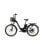 Bicicleta elétrica TTGO C2 Pro 36 V 18 Ah preta