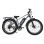 Elektro-Mountainbike A35 Abnehmbare Batterie 48V 13Ah Grau