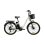 Bicicleta elétrica TTGO C2 Pro 36 V 18 Ah branca