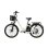 Bicicleta elétrica TTGO C2 Pro 36 V 18 Ah branca