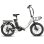 Bicicletta elettrica pieghevole Samebike CY20 Pro 36 V 13 Ah Shimano 7 velocità bianca