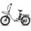 Bicicletta elettrica pieghevole Samebike CY20 Pro 36 V 13 Ah Shimano 7 velocità bianca