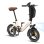 Bicicleta Eletrica Plegável Bodywel T16 Pro damasco