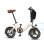 Bicicleta Eletrica Plegável Bodywel T16 Pro damasco