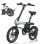 Bicicletta elettrica pieghevole AVDL A11 250W Batteria 36V 12,8Ah Ruote 16"
