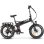 Bicicleta Eléctrica Dobrável Samebike RS-A02 Pro Bateria Removível 20 Polegadas
