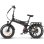 Bicicleta Eléctrica Dobrável Samebike RS-A02 Pro Bateria Removível 20 Polegadas
