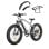 Velo tout-terrain electrique Bodywel D6 - Argent