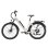 Bicicleta elétrica TTGO C5 648 Wh 27,5 polegadas branca