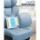 Silla Gaming GTPLAYER Ergonómica Reclinable 150° Reposapiés 180 kg Azul