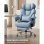 Silla Gaming GTPLAYER Ergonómica Reclinable 150° Reposapiés 180 kg Azul