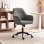 Silla de Oficina Homcom Basculante Altura Ajustable 48-58 cm Gris