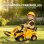 Tractor Correpasillos Aiyaplay Rodillo Elevable 95 cm Amarillo