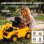 Tractor Correpasillos Aiyaplay Rodillo Elevable 95 cm Amarillo
