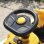 Tractor Correpasillos Aiyaplay Rodillo Elevable 95 cm Amarillo