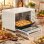 Mini Forno Homcom 32 L 1600 W 52,2 cm Grill Creme