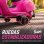 Moto Eléctrica Aiyaplay Mini Vespa GTS Rosa 2 Ruedas Auxiliares 2,5 Km/h 40 Min