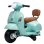 Moto Eléctrica Infantil Aiyaplay Mini Vespa Gts 2 Ruedas Auxiliares 2,5 km/h 40 Min Verde