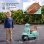 Moto Eléctrica Infantil Aiyaplay Mini Vespa Gts 2 Ruedas Auxiliares 2,5 km/h 40 Min Verde