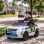 Coche Eléctrico Infantil Aiyaplay Policía 12V Doble Motor Con Mando Blanco