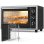 Horno sobremesa Homcom 46L 58,1cm con convección y asador giratorio negro