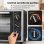 Horno sobremesa Homcom 46L 58,1cm con convección y asador giratorio negro