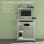 Mesa Homcom 920-084V80WT Móvel 80x50x130 cm Bandeja Teclado Rodas Branco