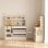 Cocina de Juguete Aiyaplay Madera con Luces y Sonidos 12 Accesorios Blanco Crema