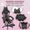 Chaise Gaming Oreilles Chat Naspaluro 90-135deg Noir