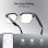 Blackview BVE13 Lunettes intelligentes Bluetooth, haut-parleurs, UV400 noires
