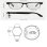 Blackview BV200 Lunettes intelligentes caméra IA traduction grises