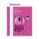 Souris Verbatim Go Nano sans fil 1600 DPI rose 3 boutons