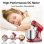 Batteur sur socle BioloMix BM601 1200W 6L 6 vitesses Pulse Rouge