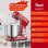 Batteur sur socle BioloMix BM601 1200W 6L 6 vitesses Pulse Rouge