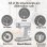 Batidora Planetaria BioloMix BM601 1200W 6L 6 Velocidades + Pulse Plata