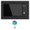 Micro-ondes Cecotec GrandHeat 2350 23L 900W Noir avec Grill et Ampoule Intelligente