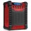 Radio de Obra Audizio Jobsite 100 W Bluetooth 5.0 DAB+ FM AUX roja