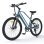 Bicicleta elétrica HillMiles MileTrail 1 azul 250 W 26 polegadas