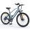 Bicicleta elétrica HillMiles MileTrail 1 azul 250 W 26 polegadas