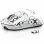 Rato gaming Attack Shark X3 sem fios 3 modos 26000 DPI branco 49 g