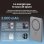 Power Bank Ksix MagSlim 3000 mAh 20 W Apta para avión Azul