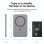 Power Bank Ksix MagSlim 3000 mAh 20 W Apta para avión Azul
